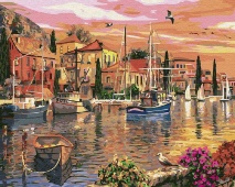 КАРТИНА ПО НОМЕРАМ. &quot;SAIL Amsterdam&quot; /40х50/