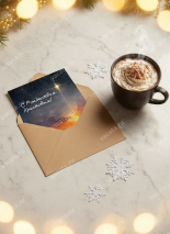 Открытка одинарная 10x15: Возвещая всем благословенье /картон/