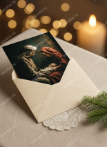 Открытка одинарная 10x15: Сын Божий /софттач/