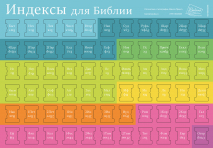 ИНДЕКСЫ ДЛЯ БИБЛИИ. Расцветка 1