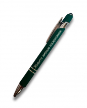 Ручка-стилус &quot;Живите жизнью воскресенья&quot; /Темно-зеленый/