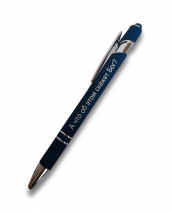 Ручка-стилус &quot;А что об этом скажет Бог?&quot; /Темно-синий/