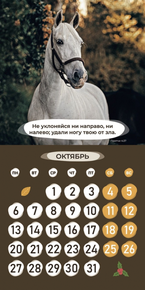Перекидной календарь 2025: Забавные животные (детский) /Библейская лига/