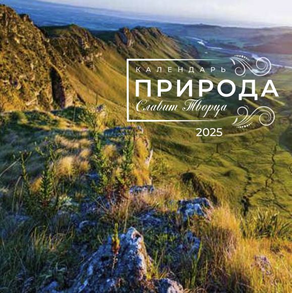 Перекидной календарь 2025: Природа славит Творца /Библейская лига/
