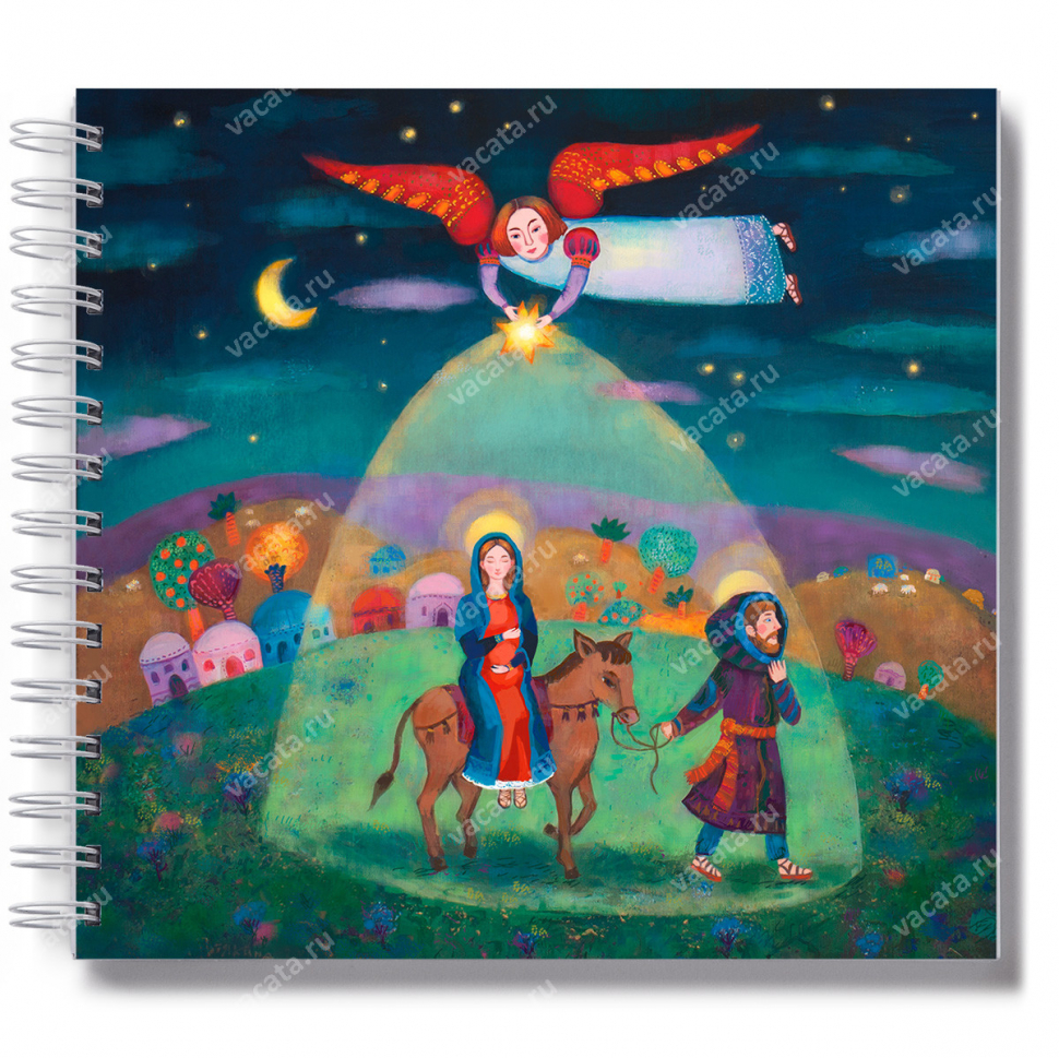 Блокнот рождественский &quot;ПО ДОРОГЕ В ВИФЛЕЕМ&quot;