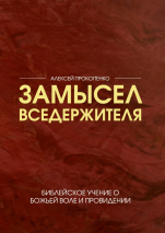 Уценка! ЗАМЫСЕЛ ВСЕДЕРЖИТЕЛЯ. Библейское учение о Божьей воле и провидении. Алексей Прокопенко