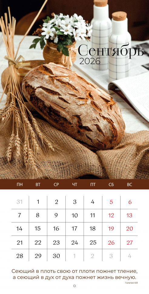 Перекидной календарь 2026: Любима, избрана, хранима (женский) /Библейская лига/