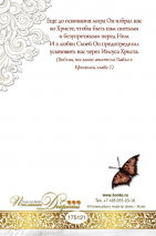 Открытка одинарная 10x15: Поздравляем с Крещением!