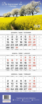 Квартальный настенный календарь 2026: Да благословит тебя Господь /природа/