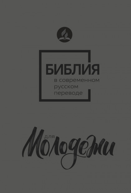 БИБЛИЯ ДЛЯ МОЛОДЕЖИ. Современный русский перевод. Серый цвет /185х130/