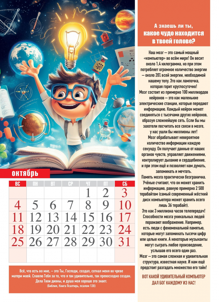 Перекидной календарь 2026: Хочу все знать /календарь для почемучек/