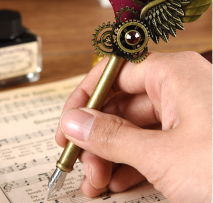 Набор для каллиграфии /коричневый/