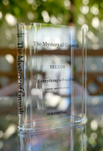 Ваза-книга для цветов /прозрачный/