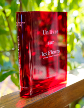 Ваза-книга для цветов /красный/