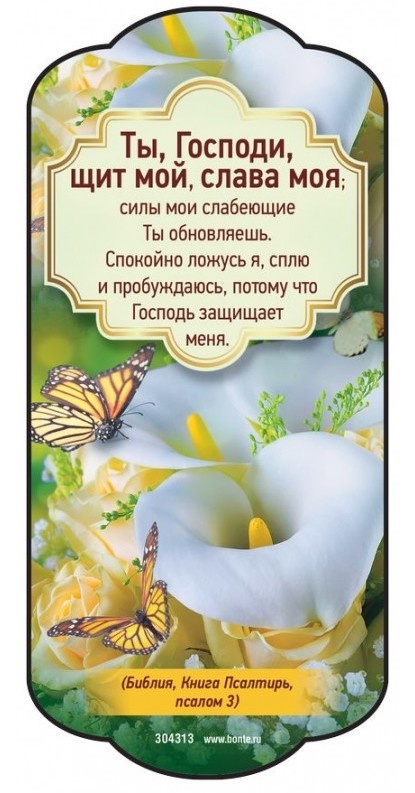 Магнит 7x15: Ты, Господи, щит мой