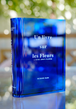 Ваза-книга для цветов /синий/