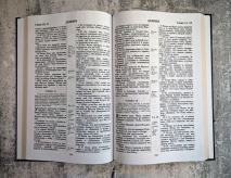 НОВЫЙ ЗАВЕТ. ПСАЛТИРЬ. Крупный шрифт, большой формат, синодальный перевод, закладка, твердая обложка (280х200)