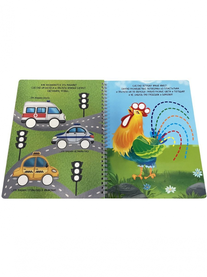 Развивающая книга-тетрадь ИГРАЕМ С ПЛАСТИЛИНОМ /для детей 4-5 лет/