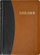 БИБЛИЯ 055 TI Черно-коричневая, парал. места, золотой срез, индексы /145x195/