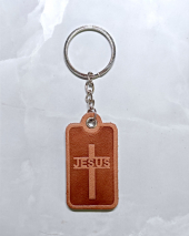 Брелок из натуральной кожи: &quot;Jesus&quot;