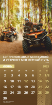 Перекидной календарь 2025: Достигая цели (мужской) /Акварель/