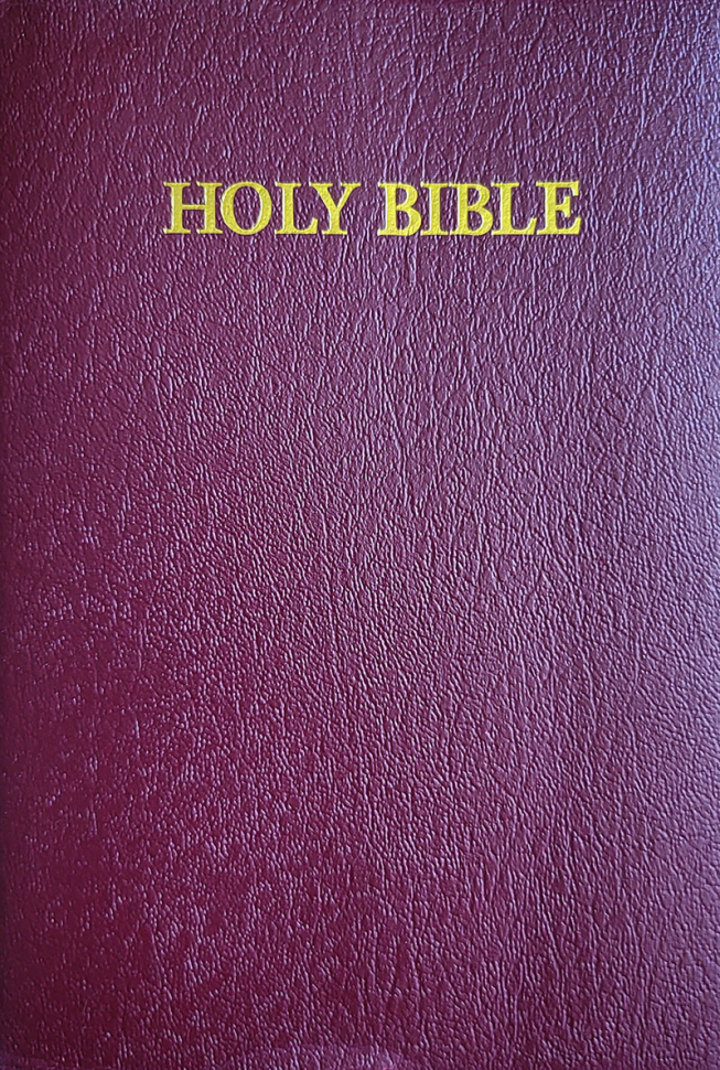HOLY BIBLE. King James Version. Gift &amp; Award Bible. Библия Короля Иакова на английском языке. Словарь, карты, закладка, подарочная вкладка, слова Иисуса выделены красным /200х140/