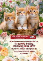 Карманный календарь 2025: Думай о хорошем