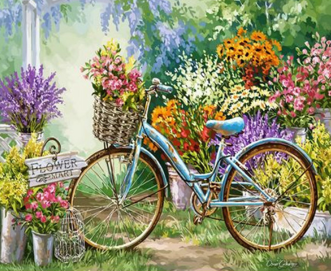 КАРТИНА ПО НОМЕРАМ PAINTBOY &quot;Цветочный рынок&quot; /40х50/