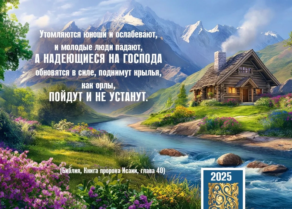 Карманный календарь 2025: Надеющиеся на Господа